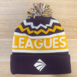 Yellow/Maroon Beanie