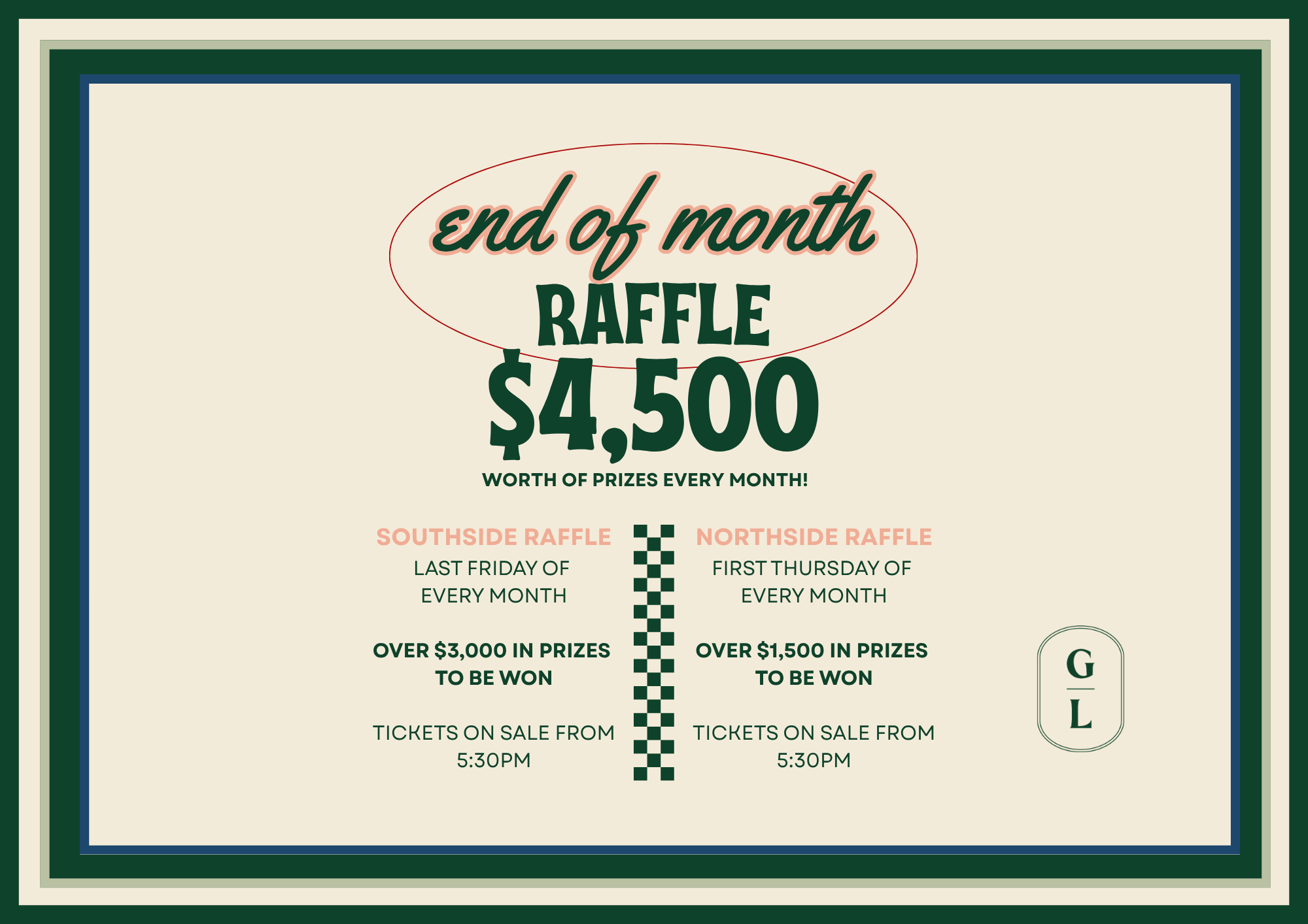 End of Month Club Raffles » Raffles 2026 (A4 (Landscape))